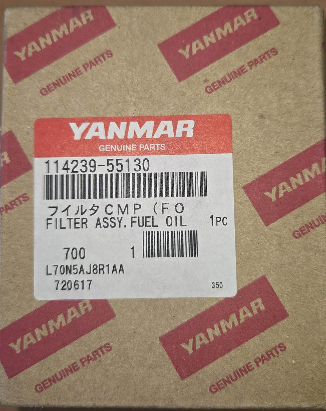 Yanmar fuel Filter Assembly - Fuel 114239-55130