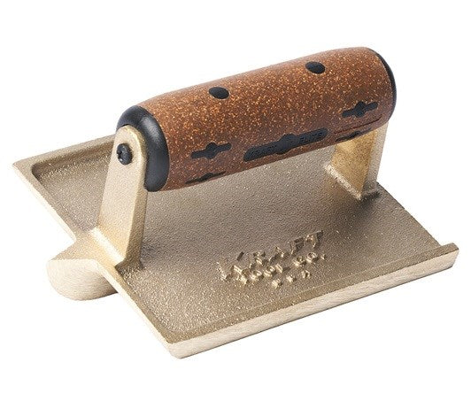Elite Series™ 6" x 4-1/2" 1/4"R, 3/4"D Narrow Bit Bronze Groover with Cork Handle