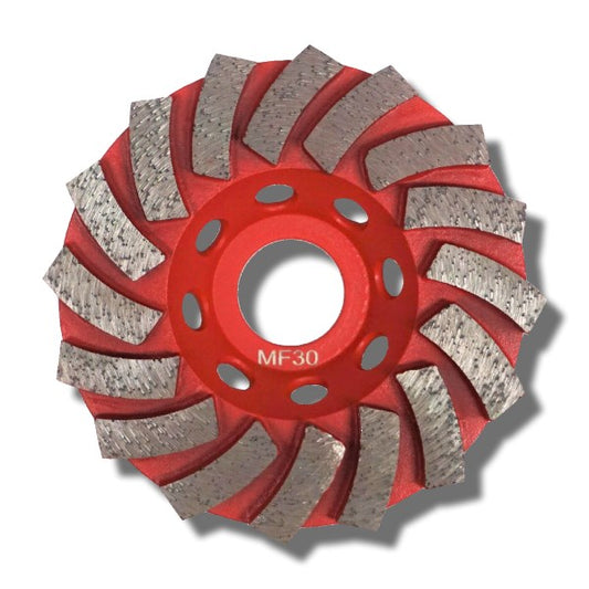 Auskut 4 inch 9 Seg Turbo C/Wheel