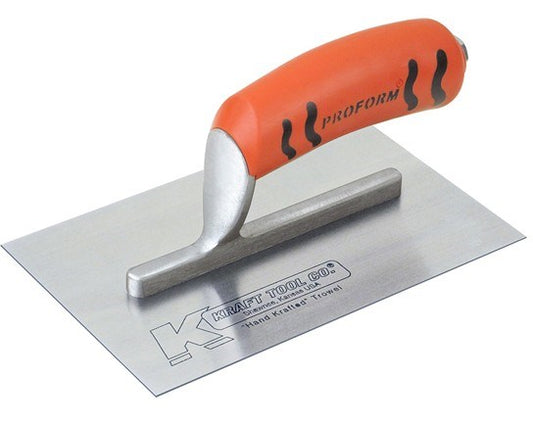 8" x 3" Carbon Steel Midget Finishing Trowel with ProForm® Handle