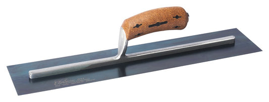 18" x 4" Elite Series Five Star™ Blue Steel Cement Trowel with Cork Handle